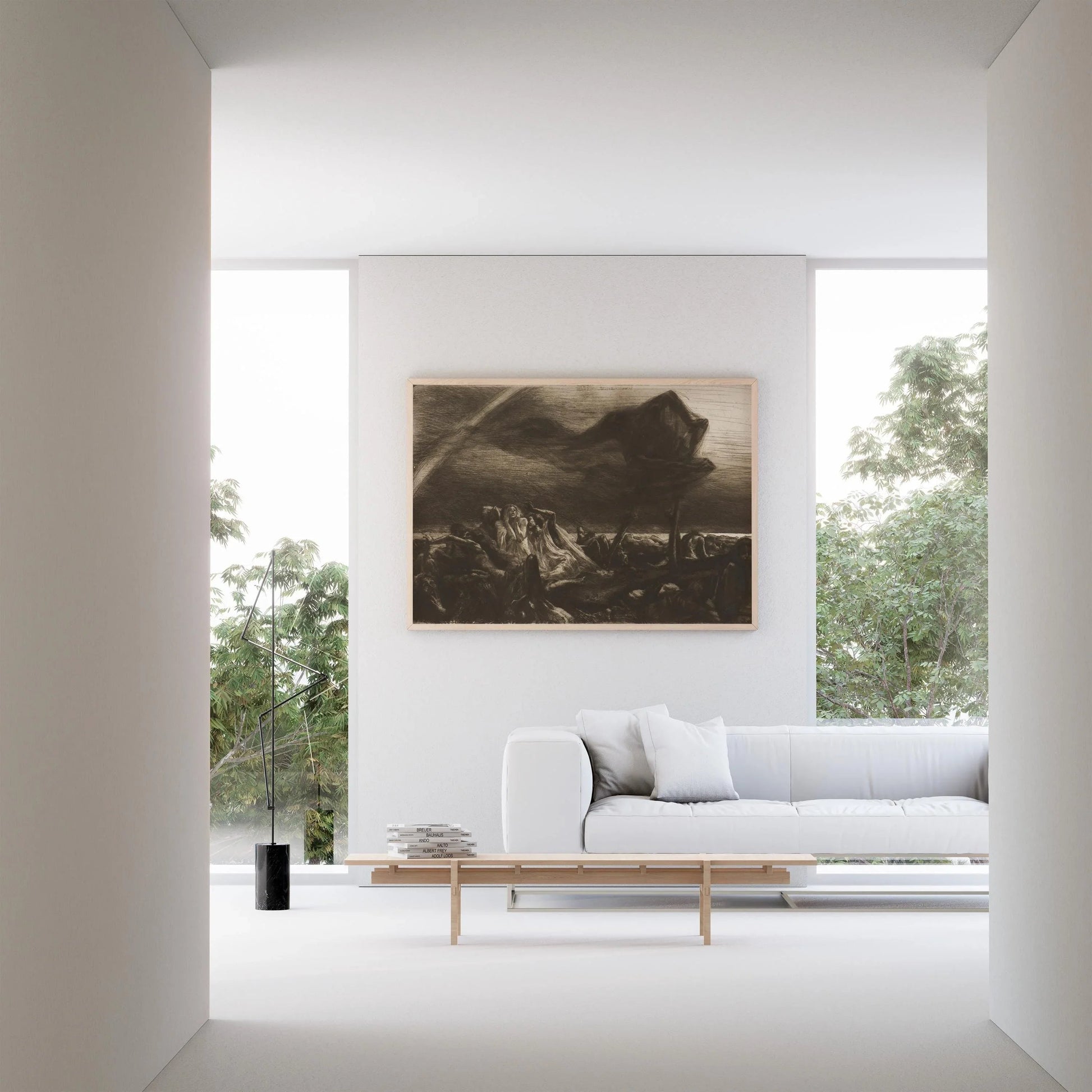 Marcel Roux Reaper Art Print: Symbolist Giclee