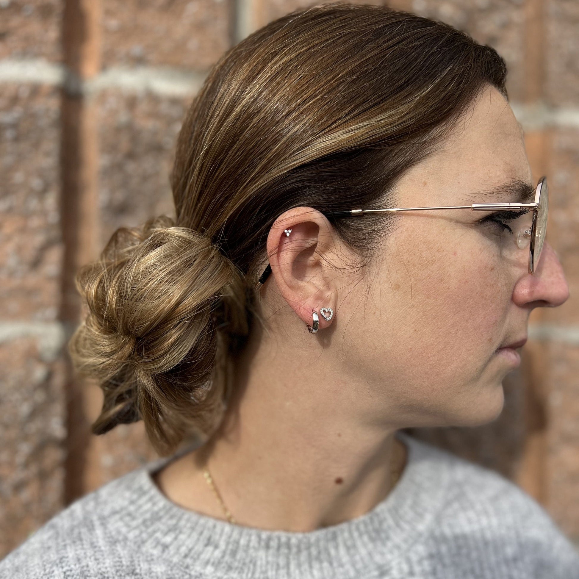 Sterling Silver Heart Earrings