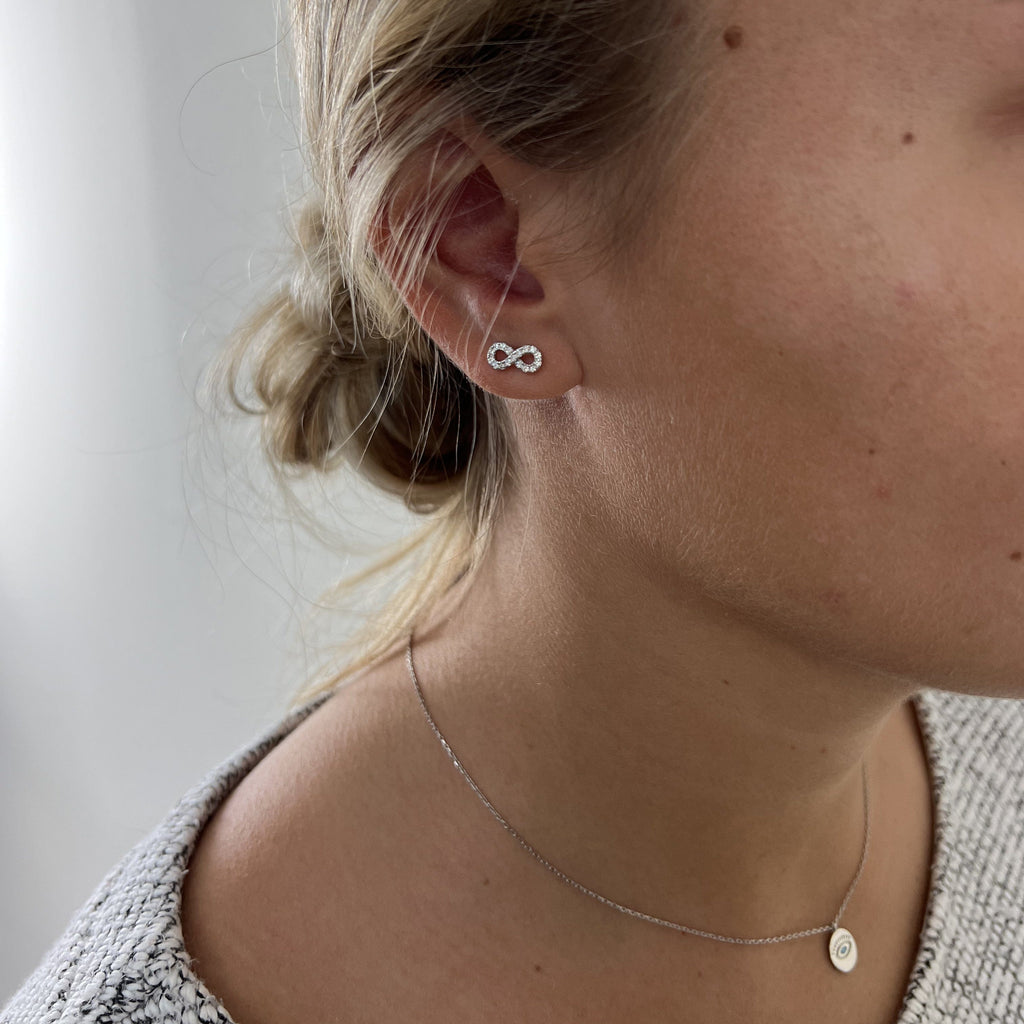 Sterling Silver Infinity Earrings