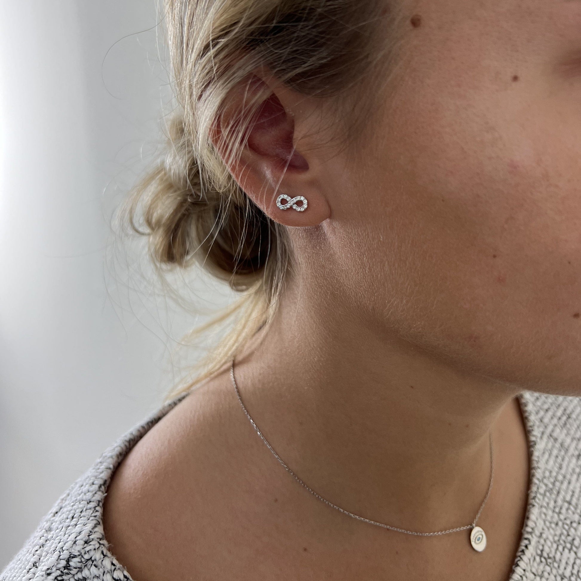 Sterling Silver Infinity Earrings