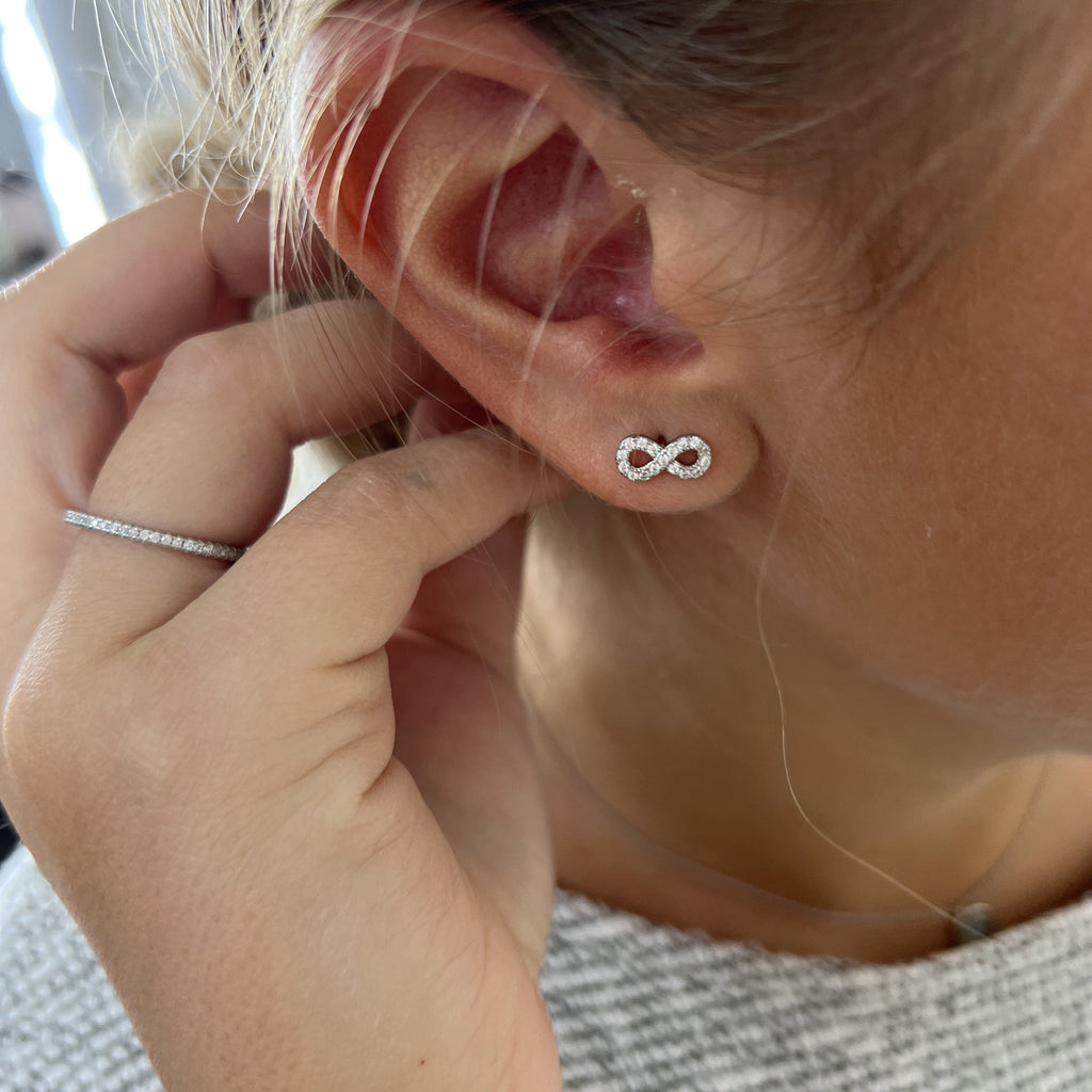 Sterling Silver Infinity Earrings