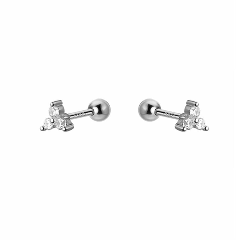 Trinity Sterling Silver Earrings