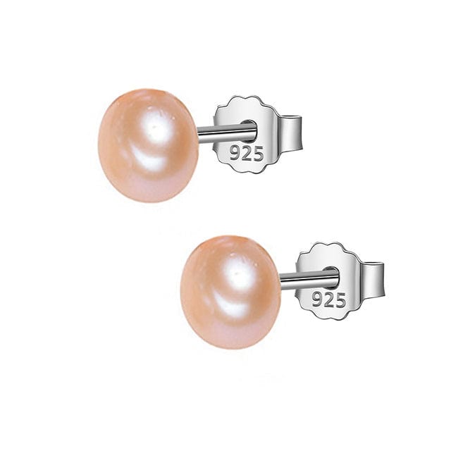 Sterling Silver Baroque Pearl Earrings