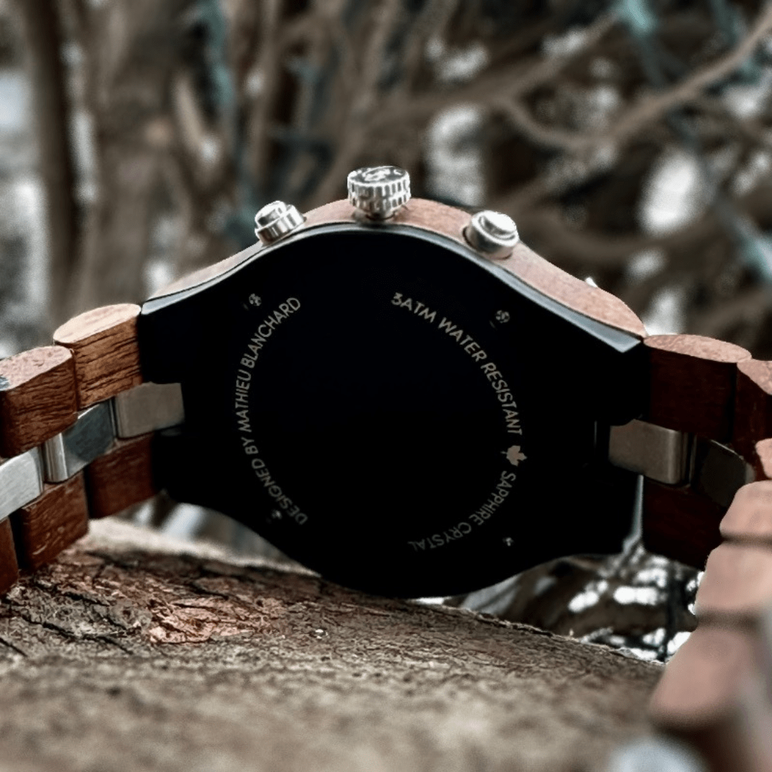 Berthoud Walnut Wood Watch