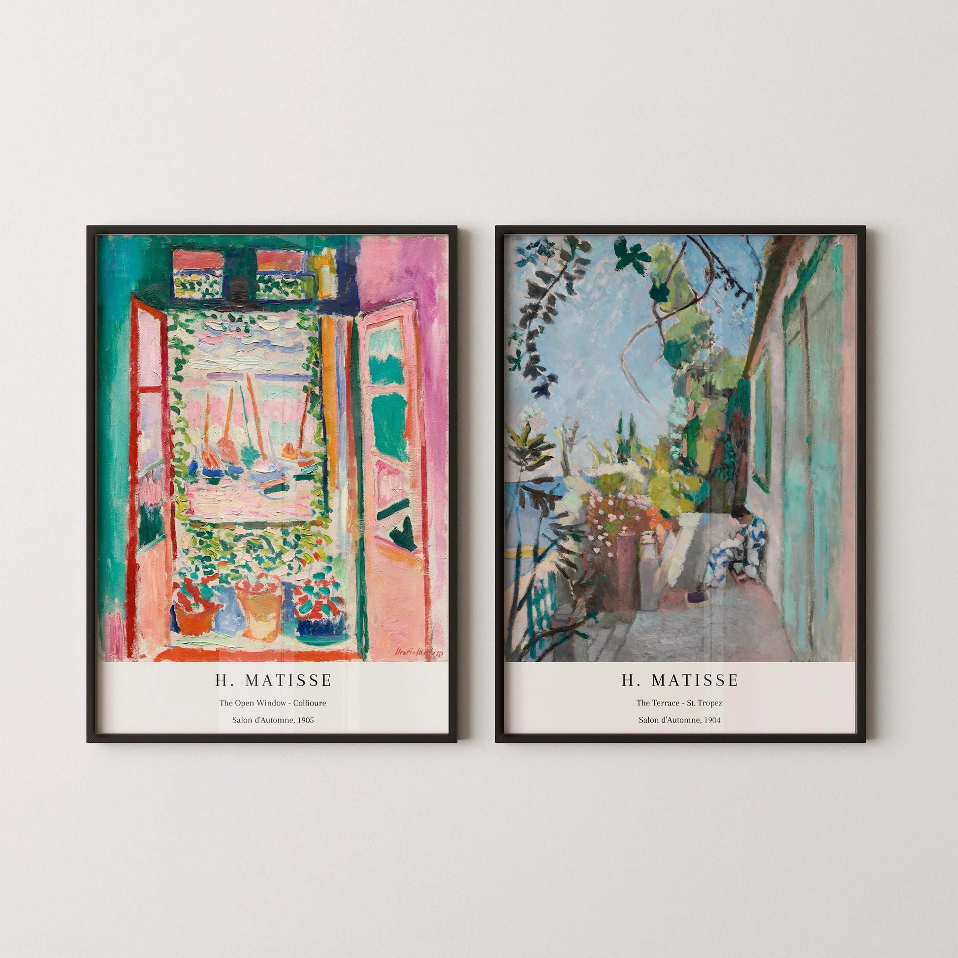 Estampes de Matisse : Saint-Tropez, Fenêtre ouverte, Collioure, Impression d'art Giclée