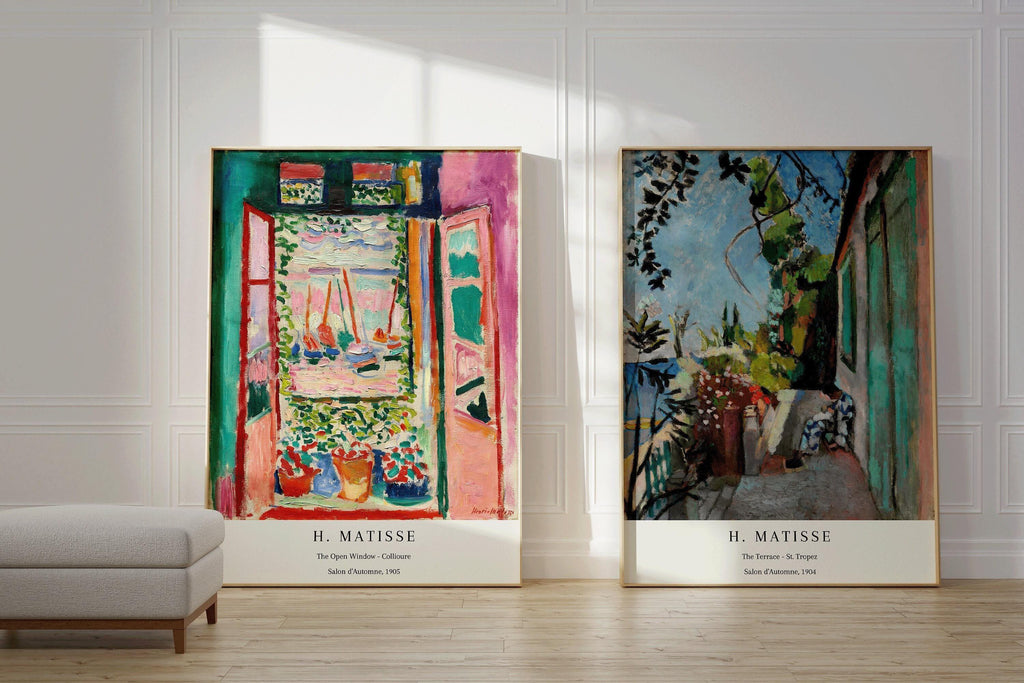 Estampes de Matisse : Saint-Tropez, Fenêtre ouverte, Collioure, Impression d'art Giclée