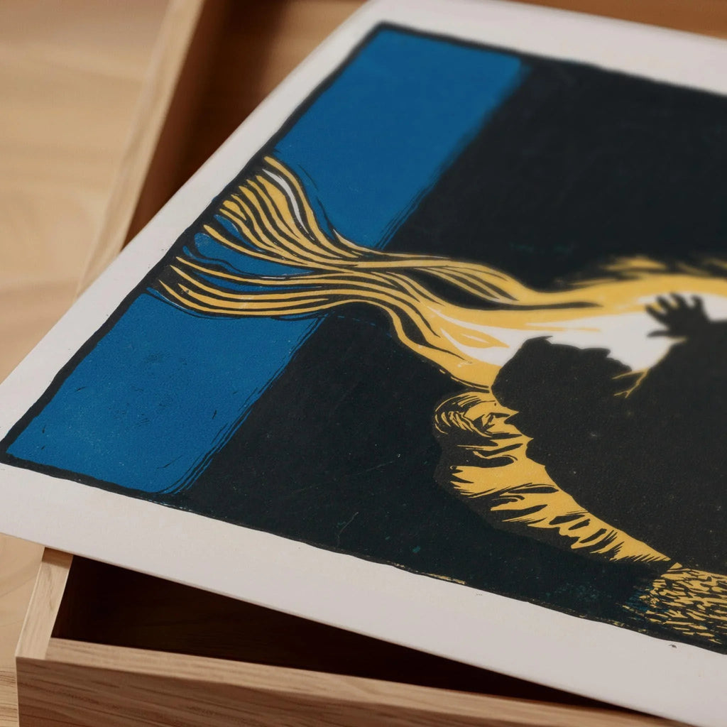 Estampe de Maynard Dixon représentant l'Ouest américain : Couverture vintage du magazine Overland (Giclée)
