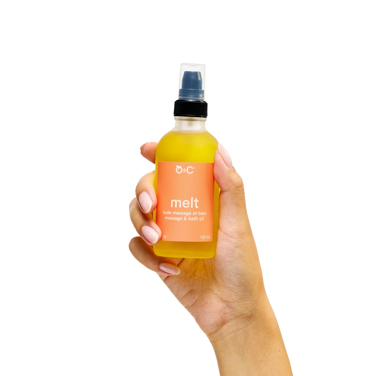 massage and bath oil : melt