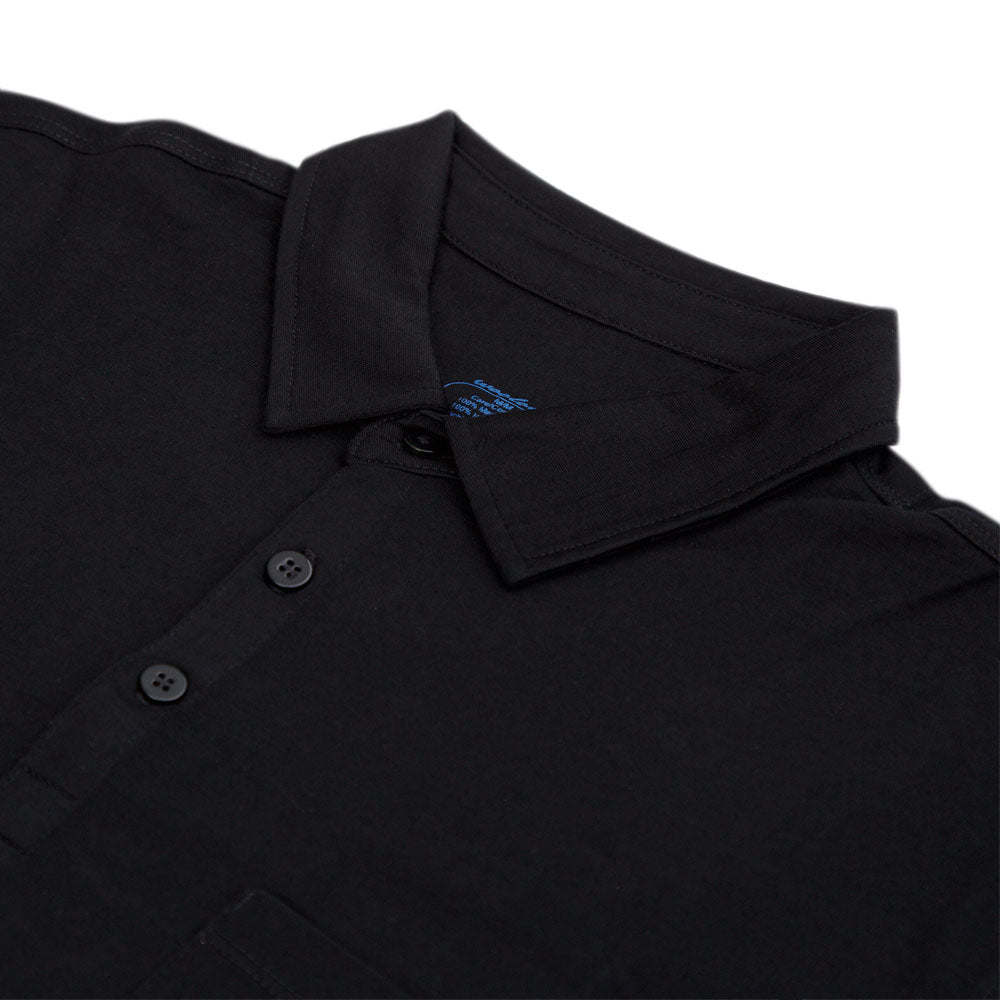 Polo de golf homme 100 % laine mérinos (avec poche) 175 g/m² - Léger 