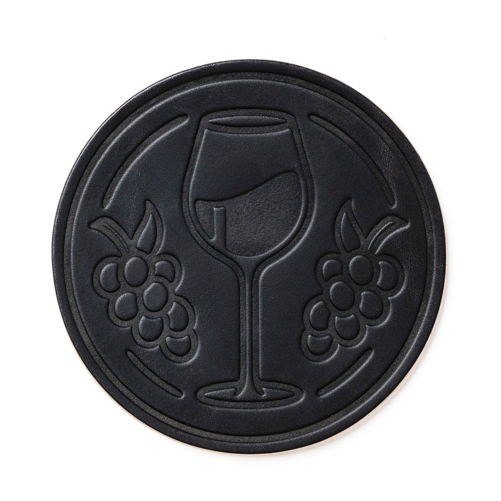 Leather Coasters 4 Pack - Merlot