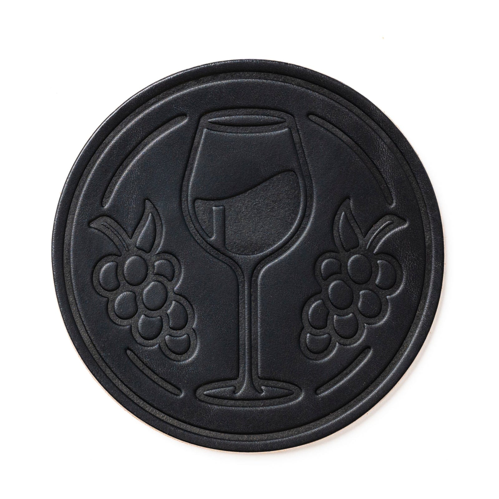 Leather Coasters 4 Pack - Merlot