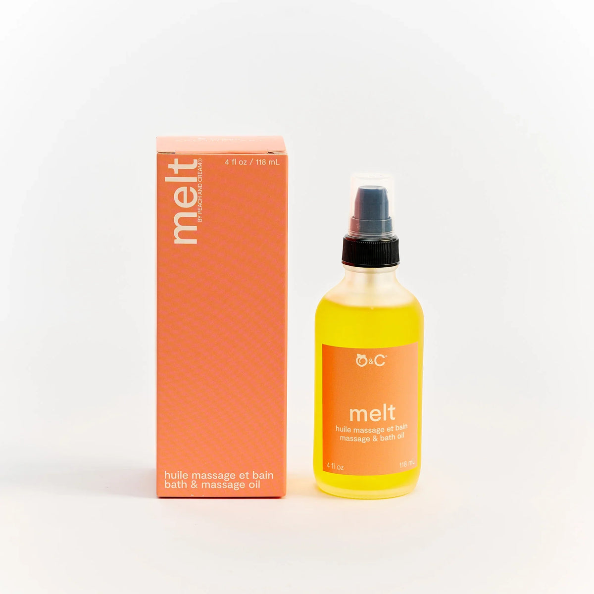 massage and bath oil : melt