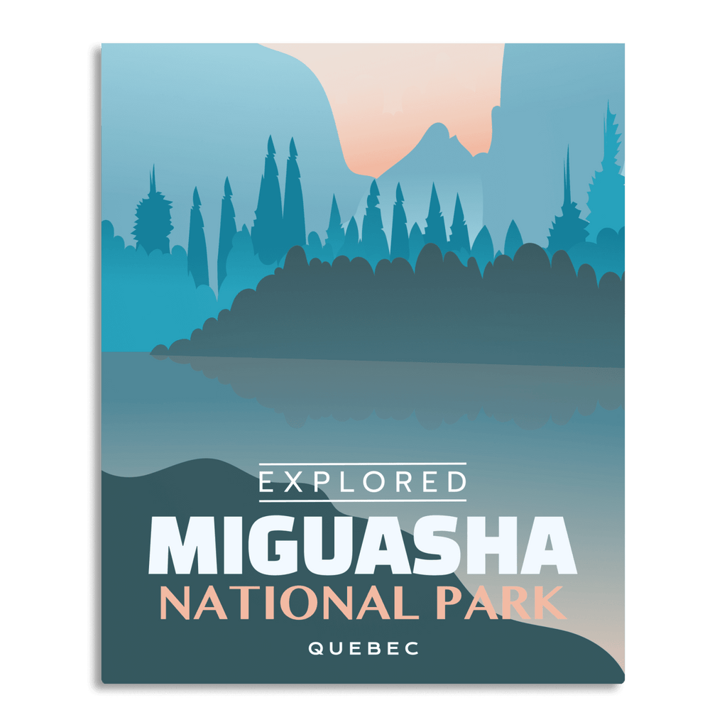 Miguasha National National Park 'Explored' Poster, Canada Parks
