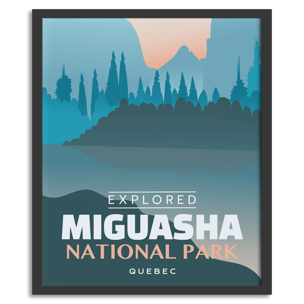 Miguasha National National Park 'Explored' Poster, Canada Parks