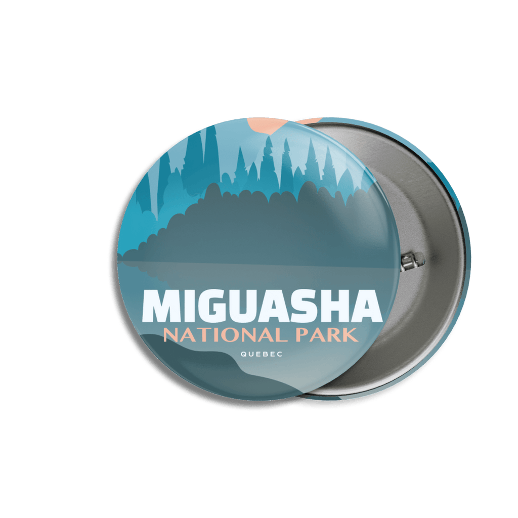 Miguasha National Park of Quebec Pinback Button
