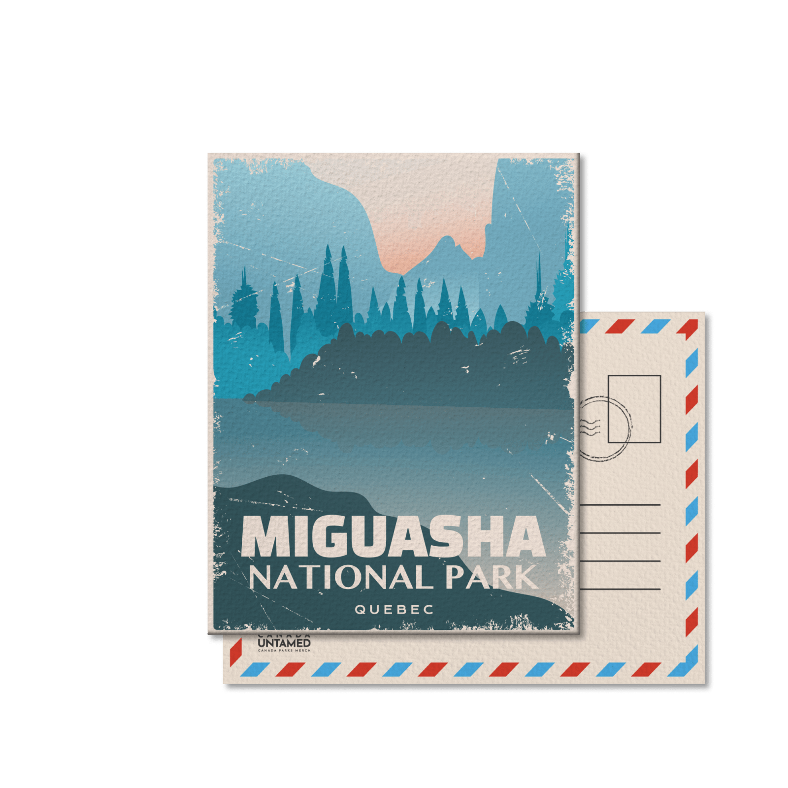 Miguasha Quebec National Park Postcard