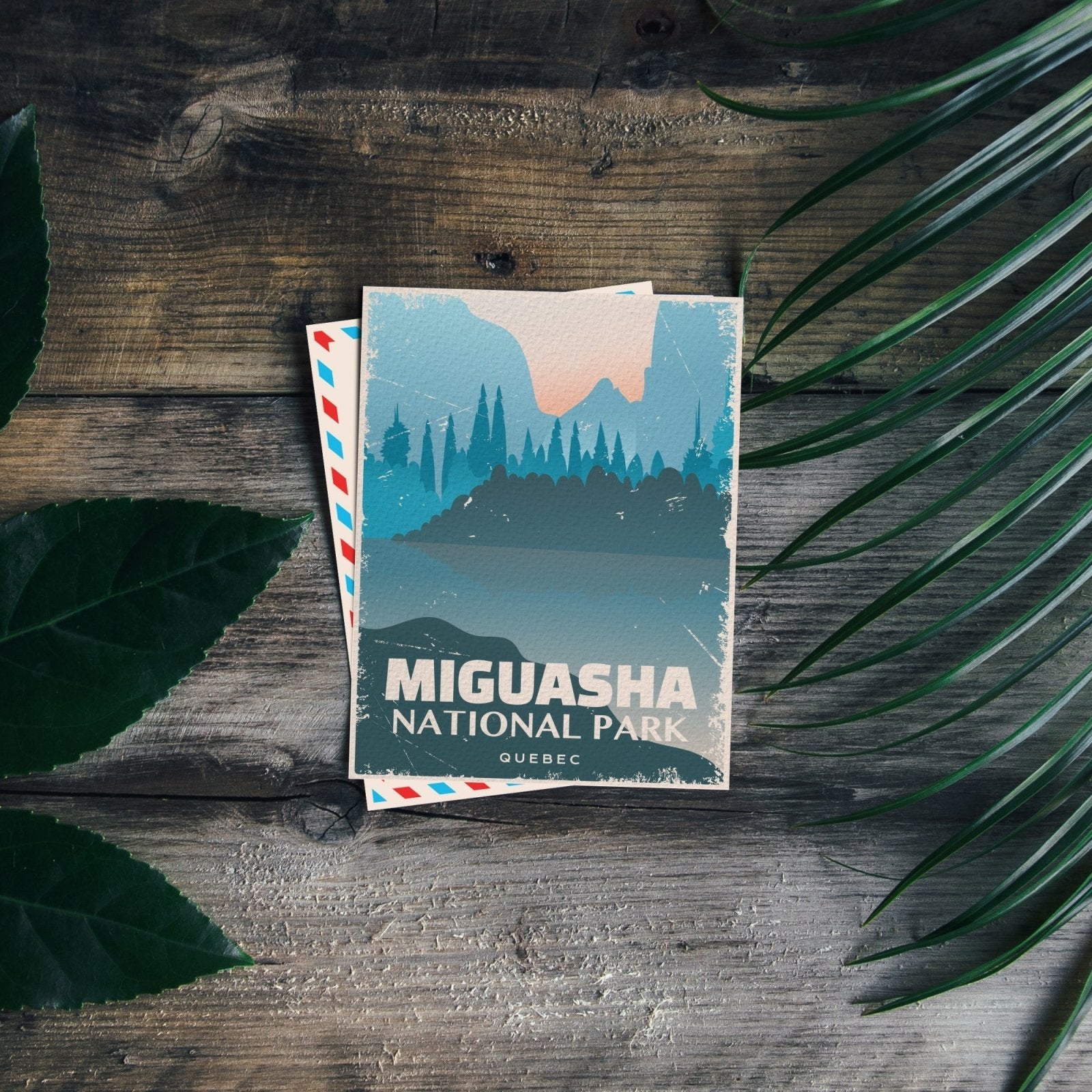 Miguasha Quebec National Park Postcard