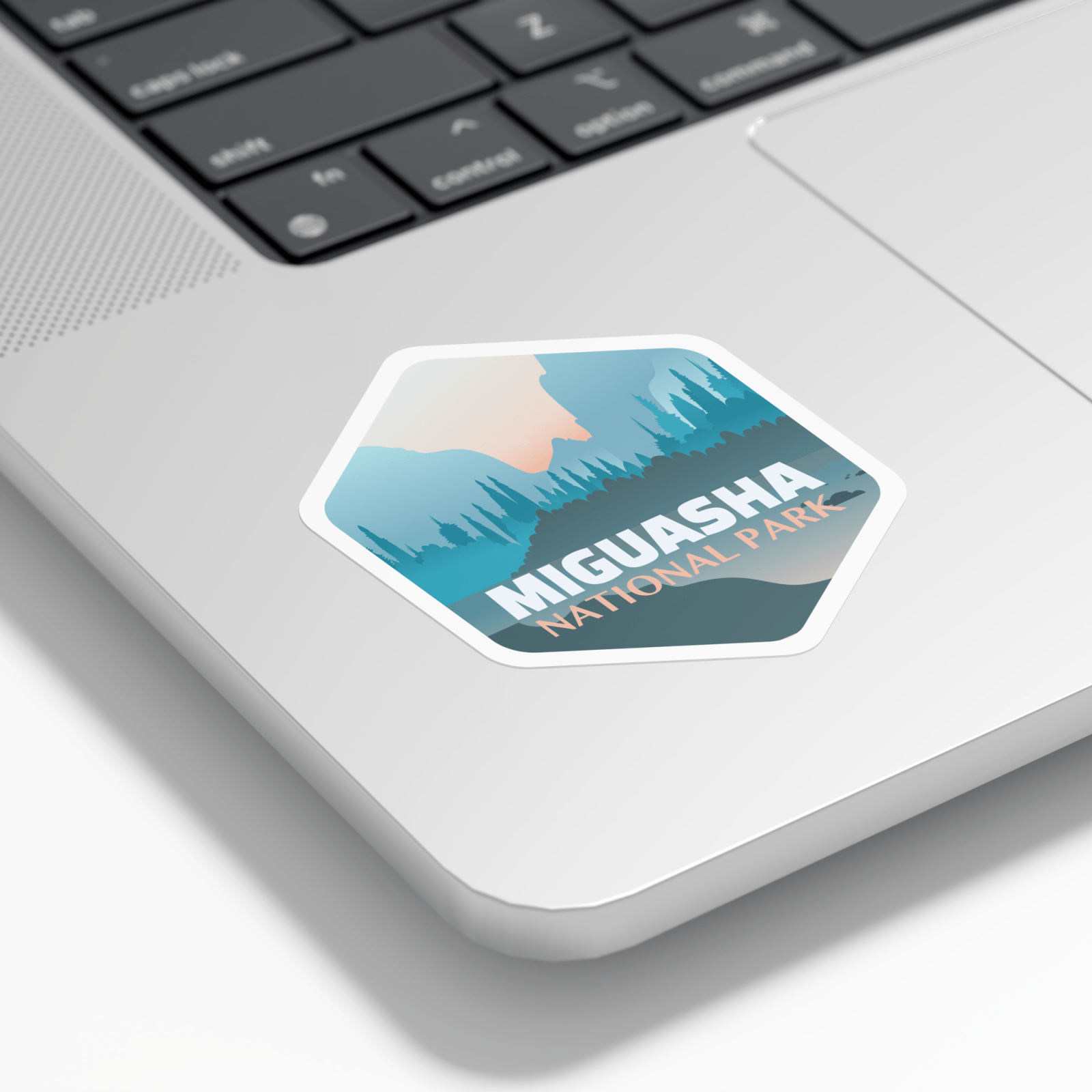 Autocollant en vinyle imperméable pour le parc national Miguasha, Québec 