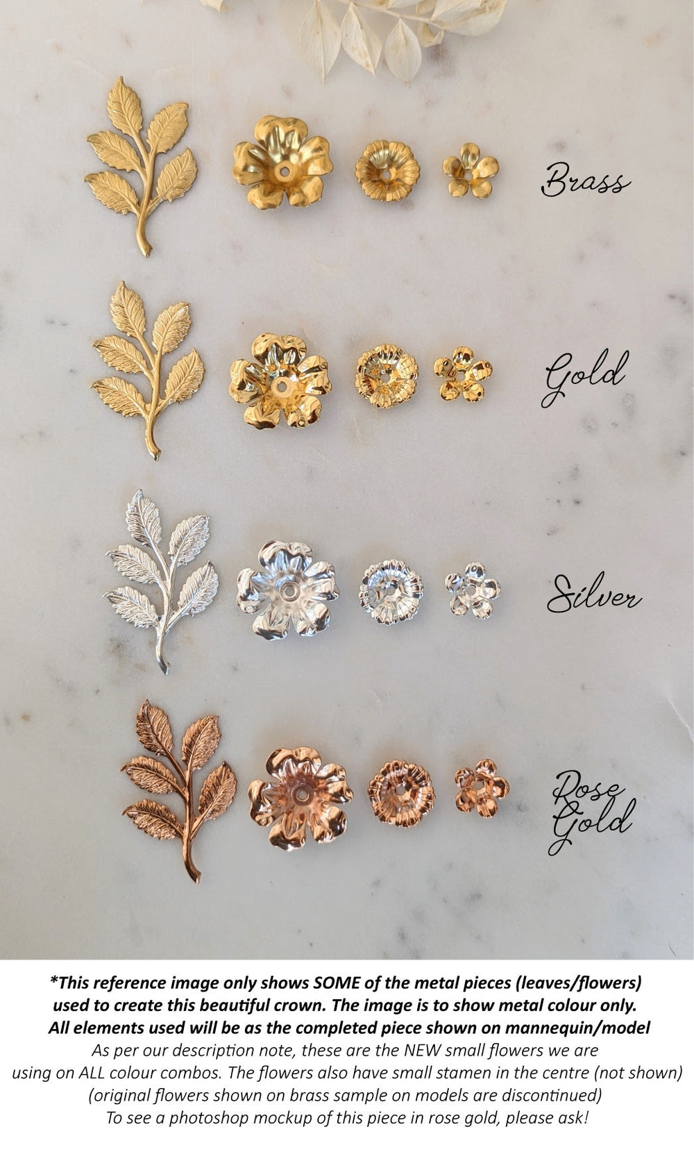 MILLICENT Leaf Bridal Crown