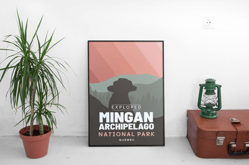 Mingan Archipelago National Park 'Explored' Poster, Canada Parks