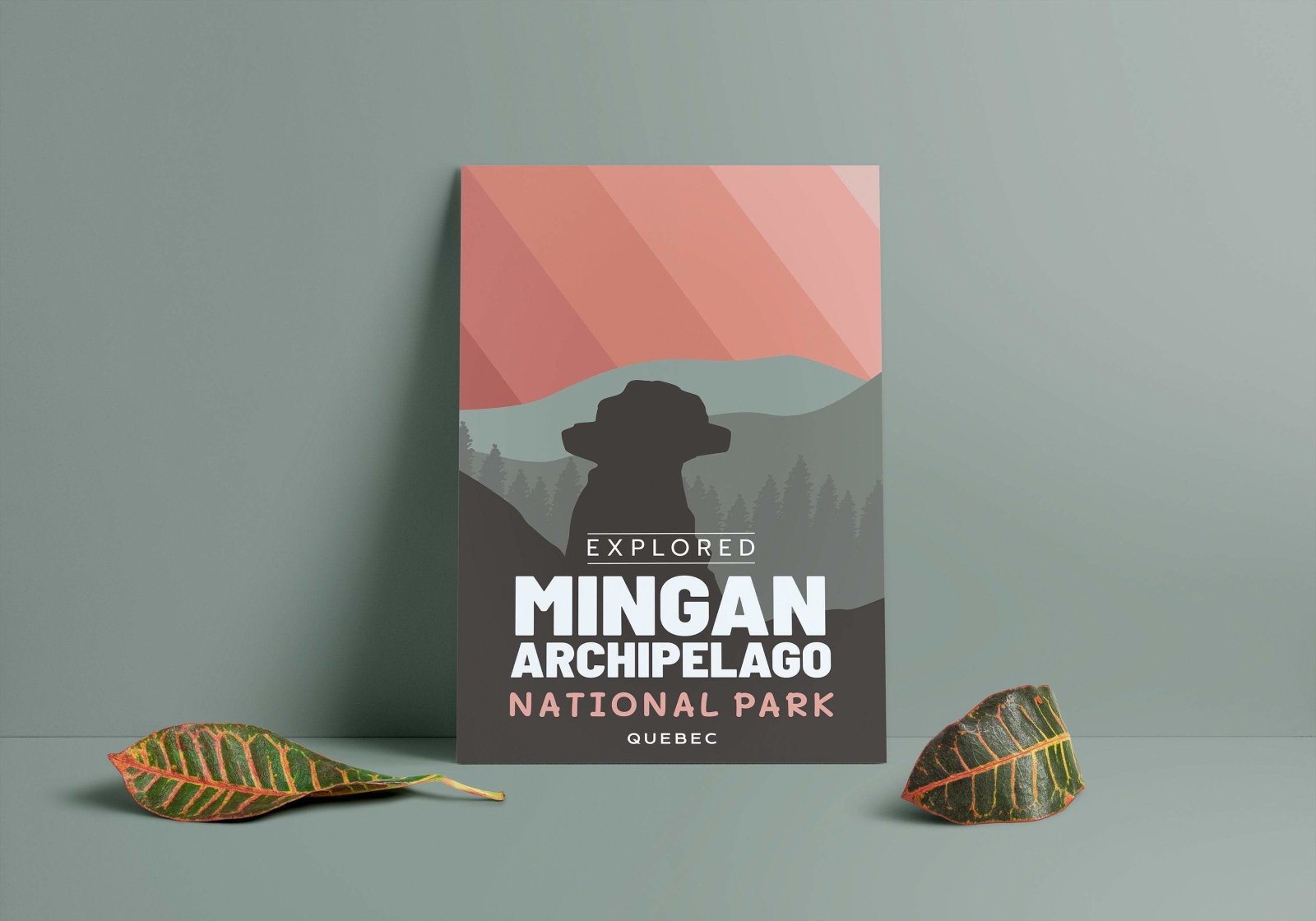 Mingan Archipelago National Park 'Explored' Poster, Canada Parks
