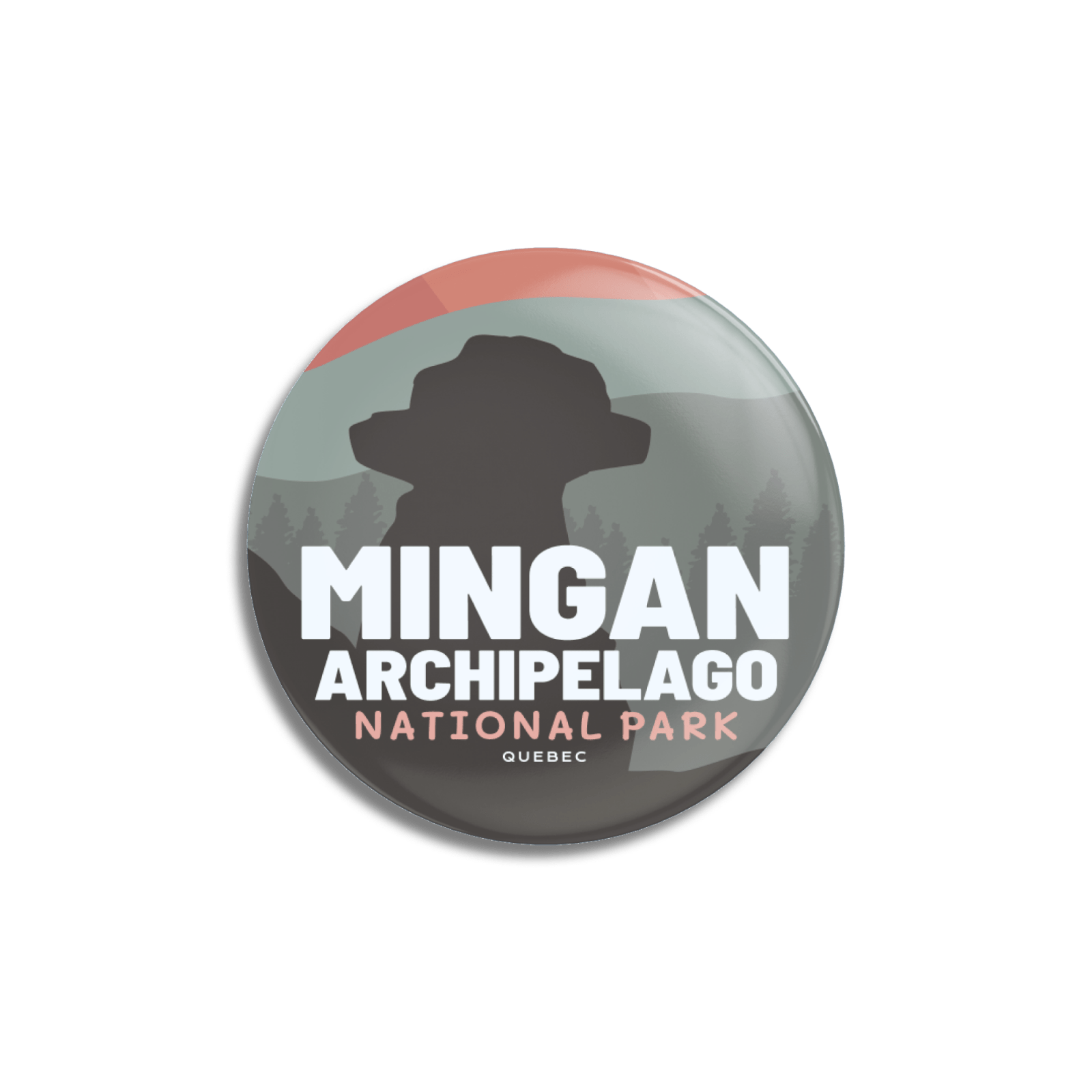 Mingan Archipelago National Park of Canada Pinback Button