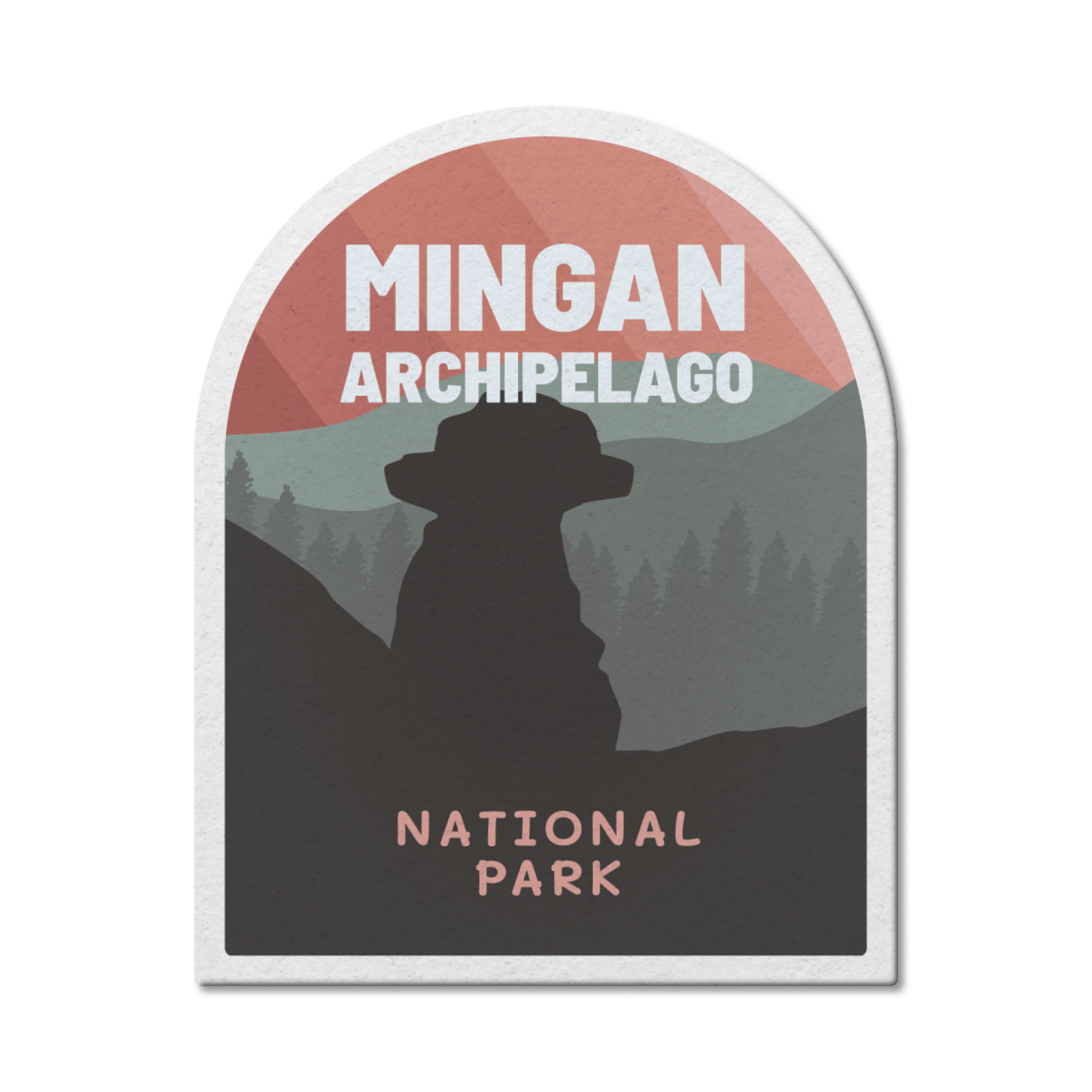 Mingan Archipelago National Park Waterproof Vinyl Sticker