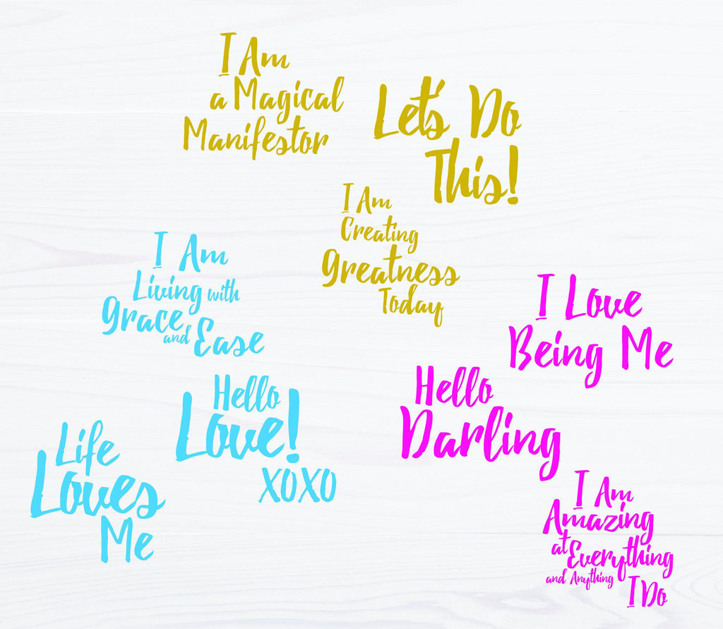Mirror Mirror - Mirror Affirmation Decals