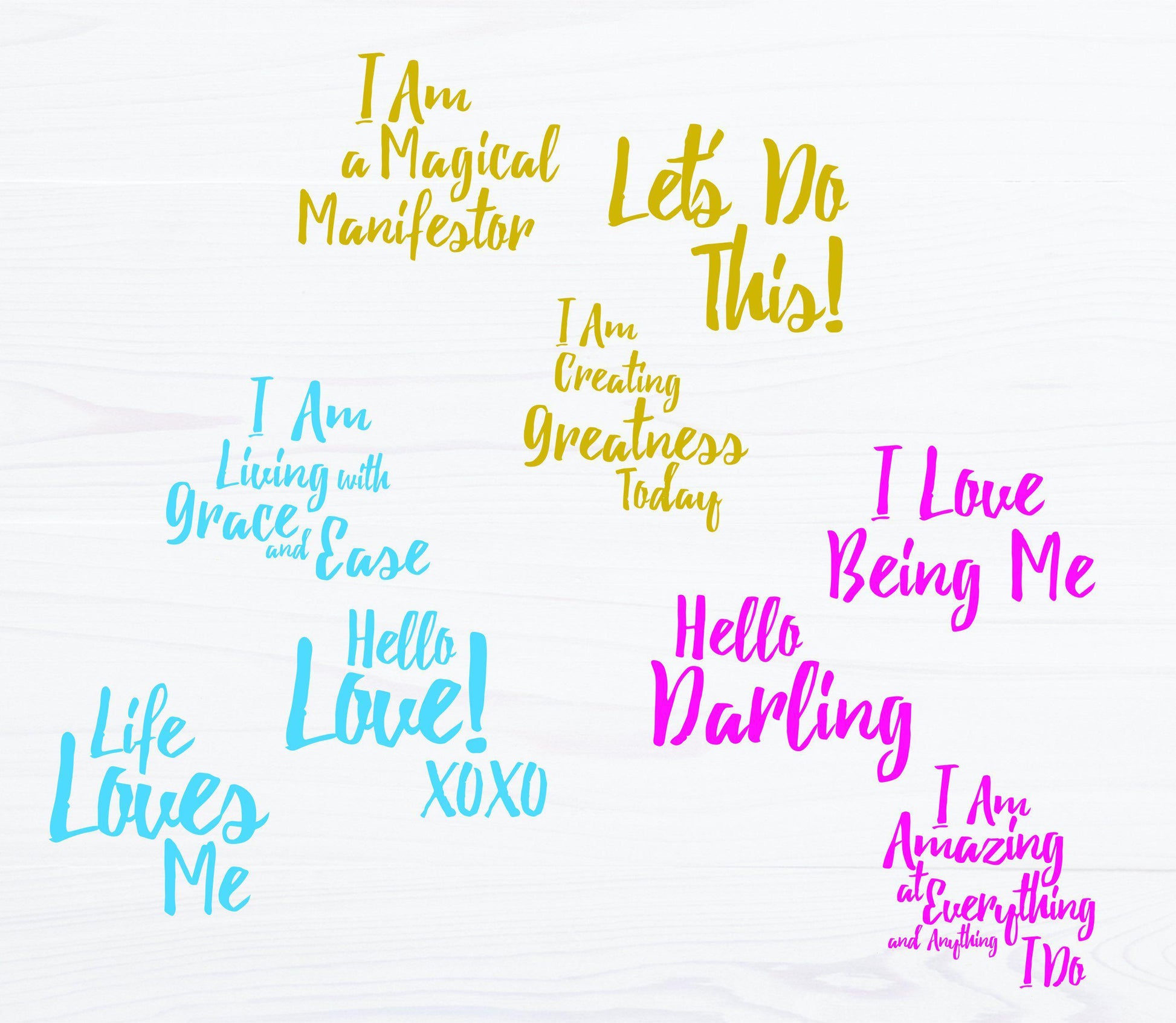 Mirror Mirror - Mirror Affirmation Decals