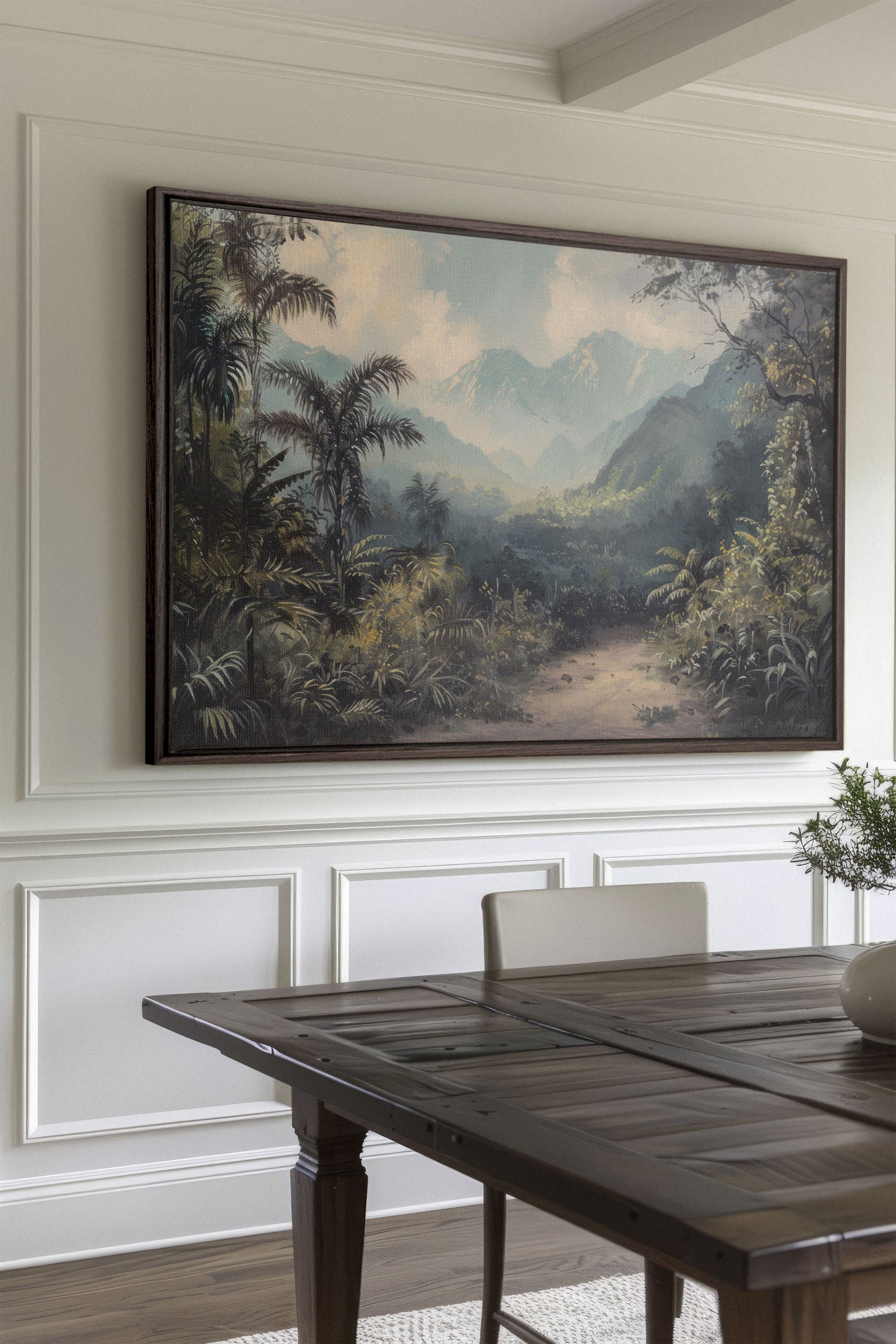 GOLDEN REALM, Stretched Canvas Artwork