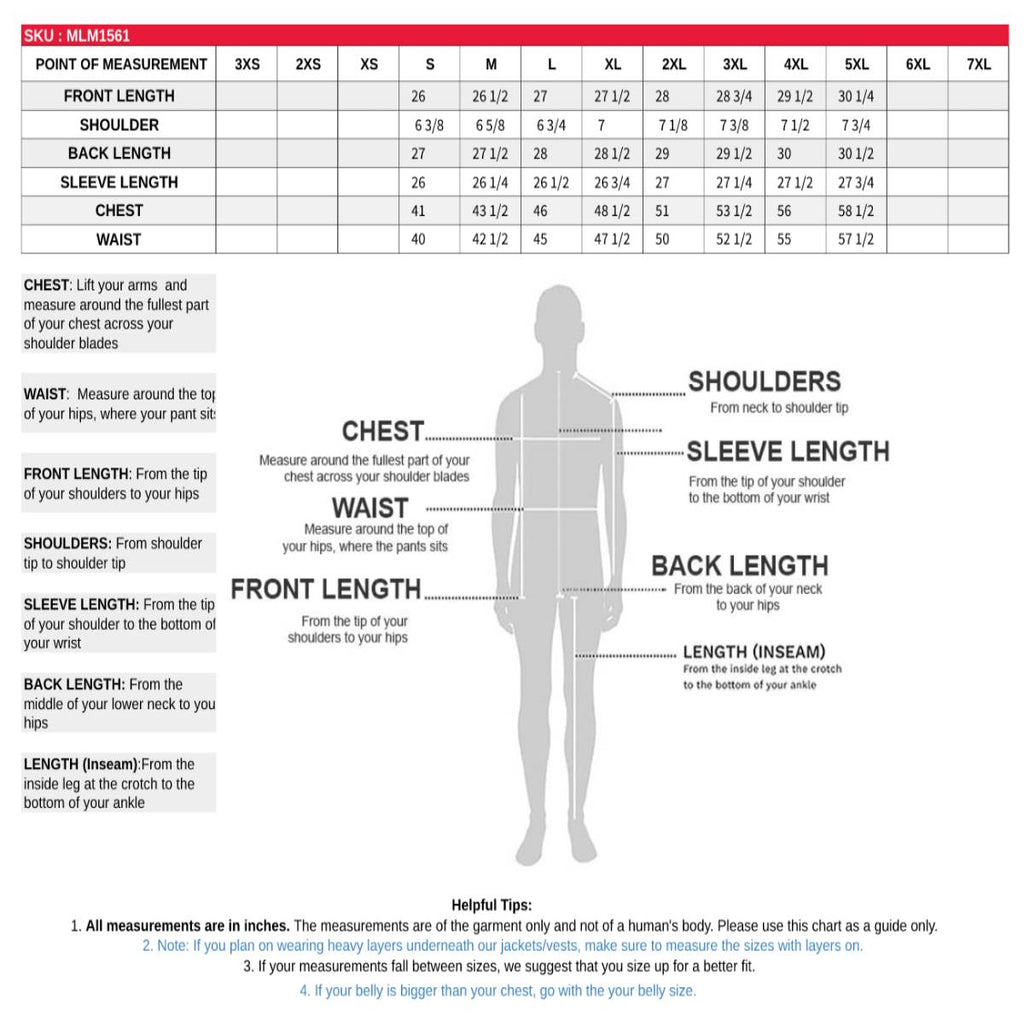 Milwaukee Leather Men's Distressed Brown Crossover Scooter Jacket with Reflective Skulls