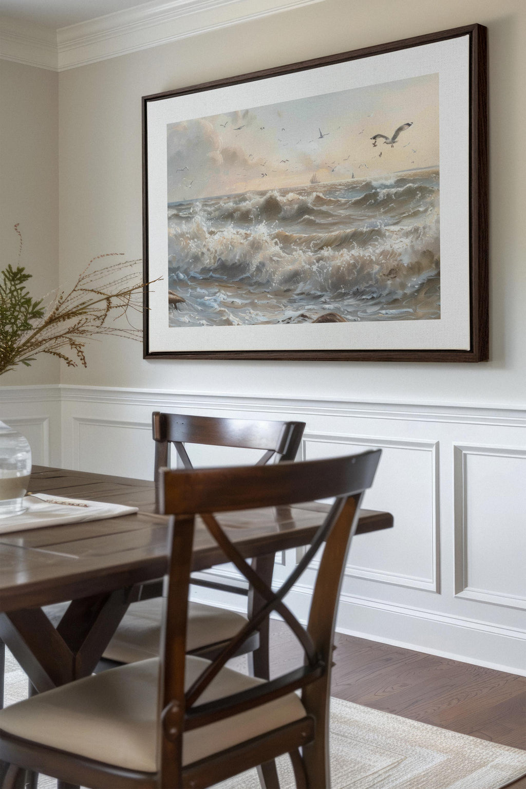 JOURNEY OF WAVES, Stretched Canvas Artwork