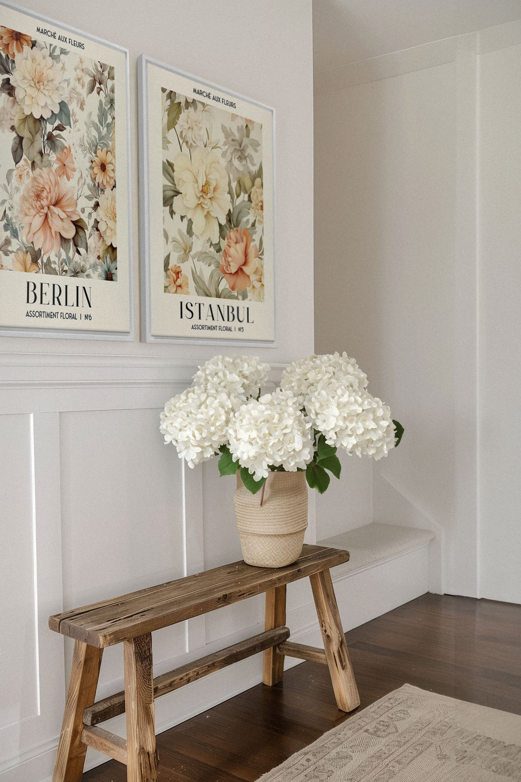 DUO FLORAL ASSORTMENT (2 Stretched Canvas Artworks)