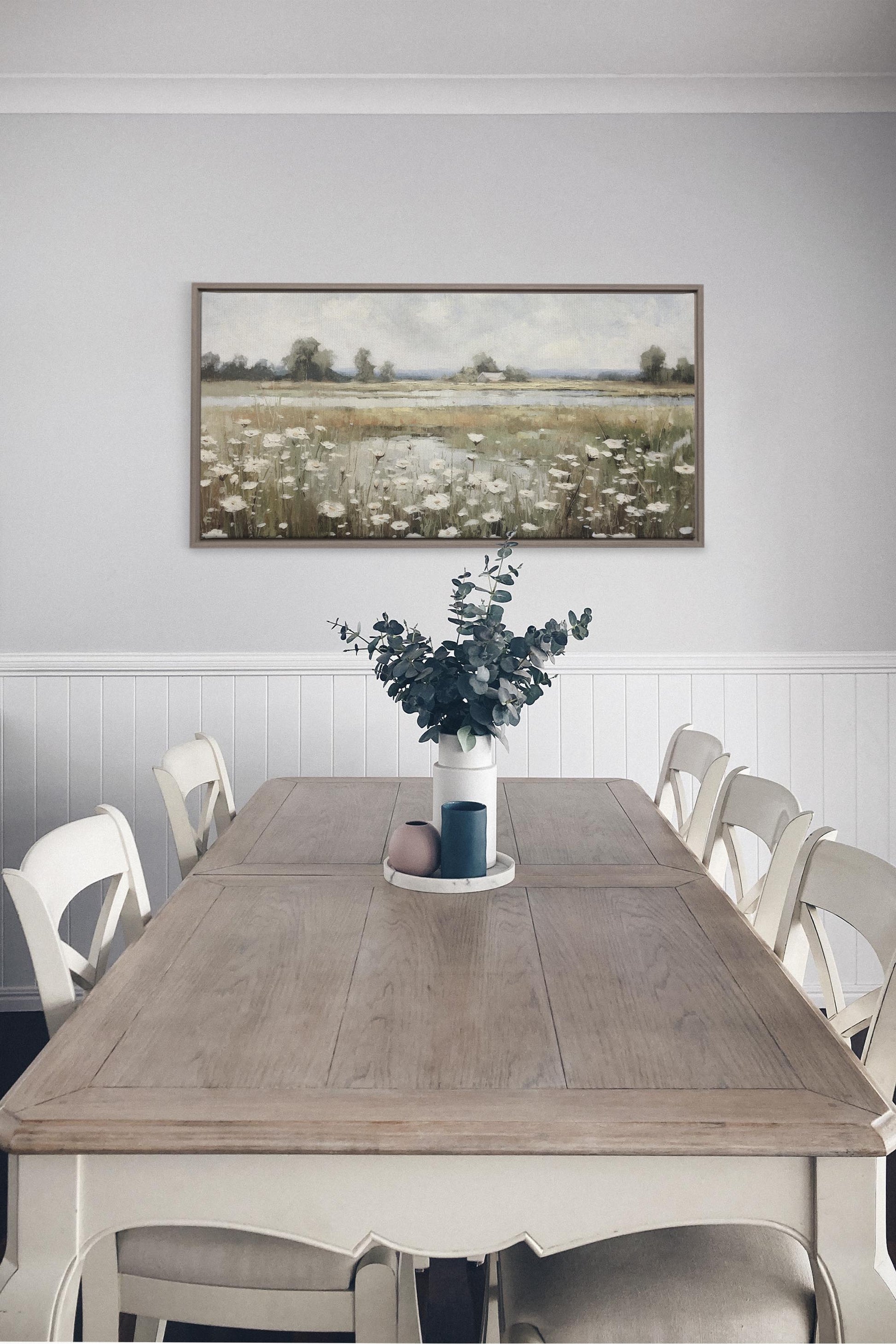 Delicate Blooms, Stretched Canvas Artwork