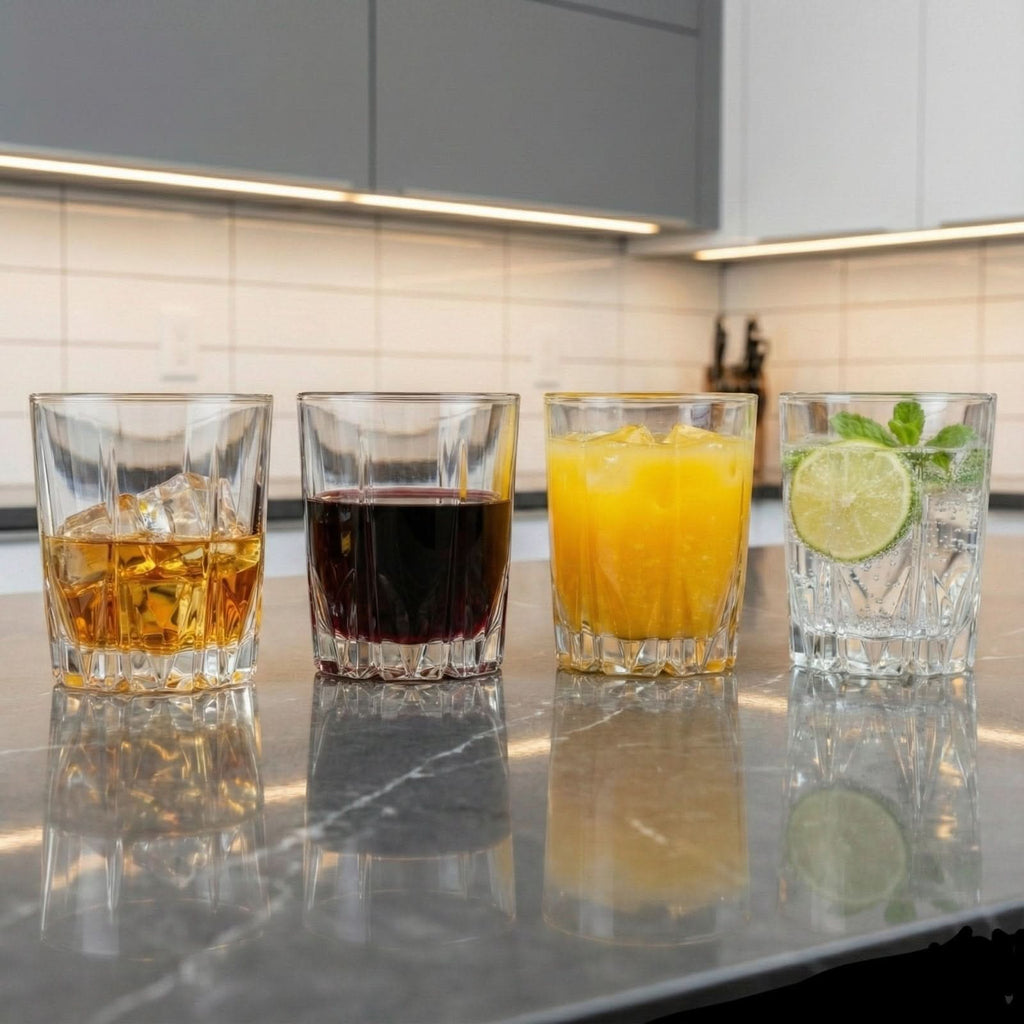 Erika Double Old Fashioned Glasses - Set of 4