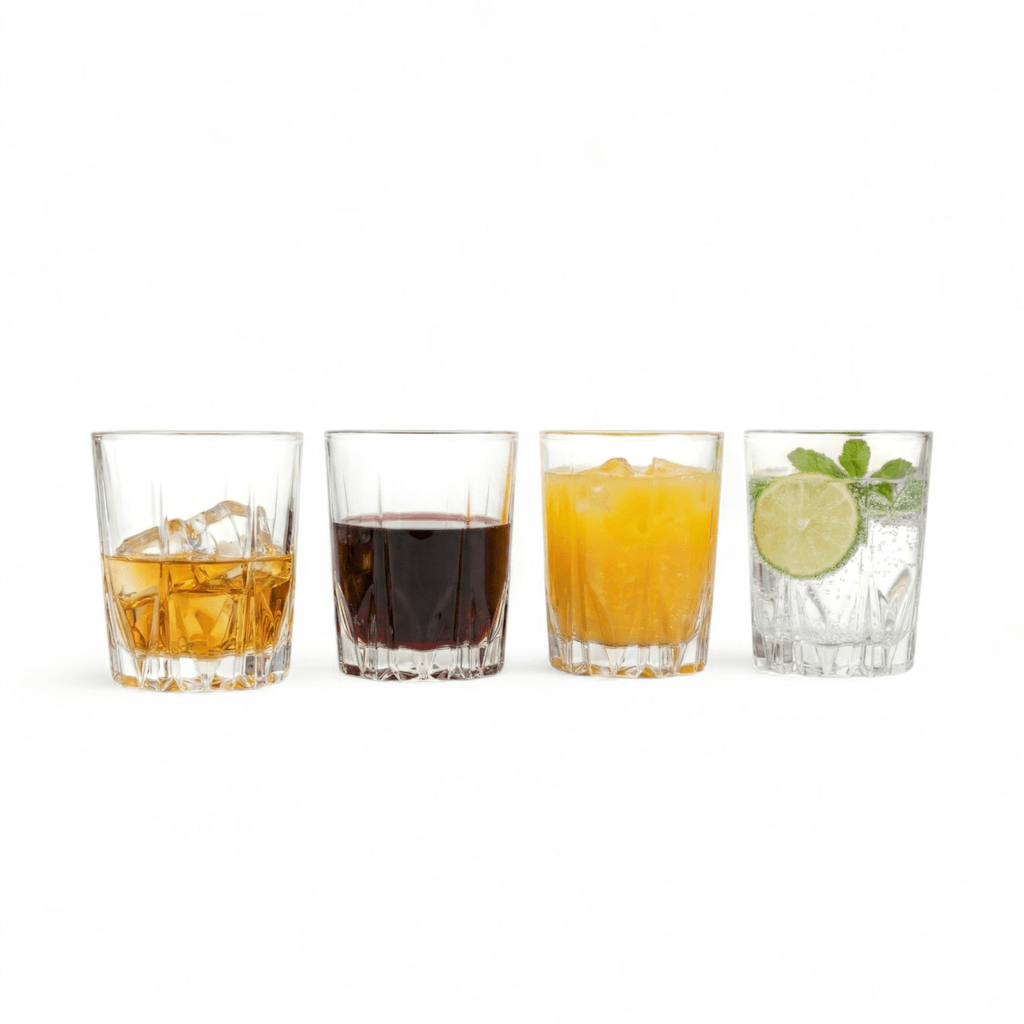Erika Double Old Fashioned Glasses - Set of 4