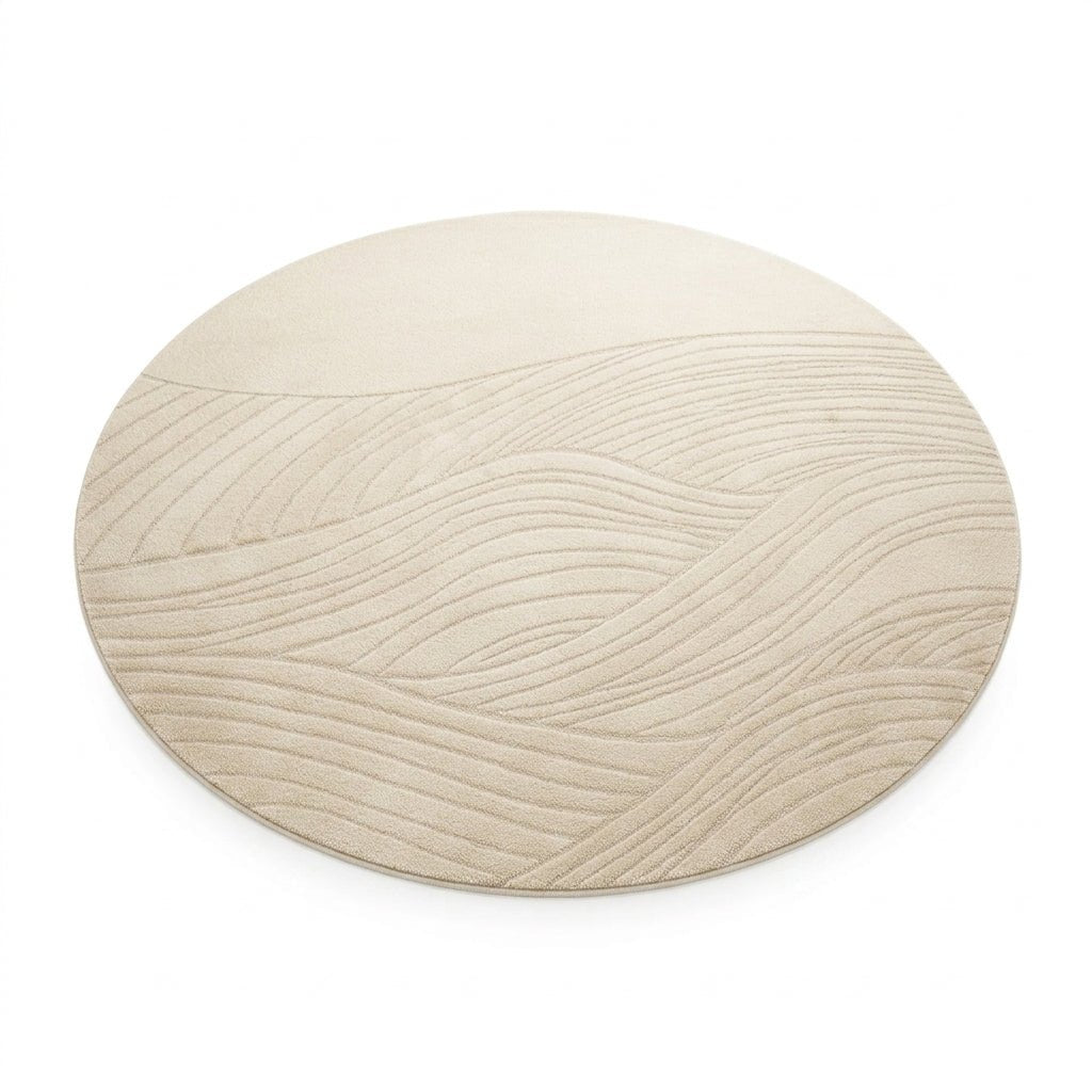 Modern Ripple Waterproof Diatom Silk Carpet