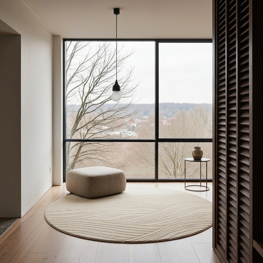 Modern Ripple Waterproof Diatom Silk Carpet