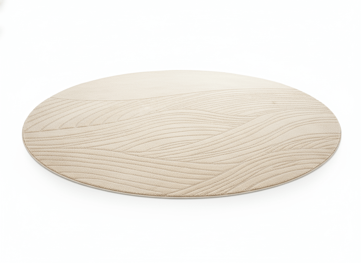 Modern Ripple Waterproof Diatom Silk Carpet