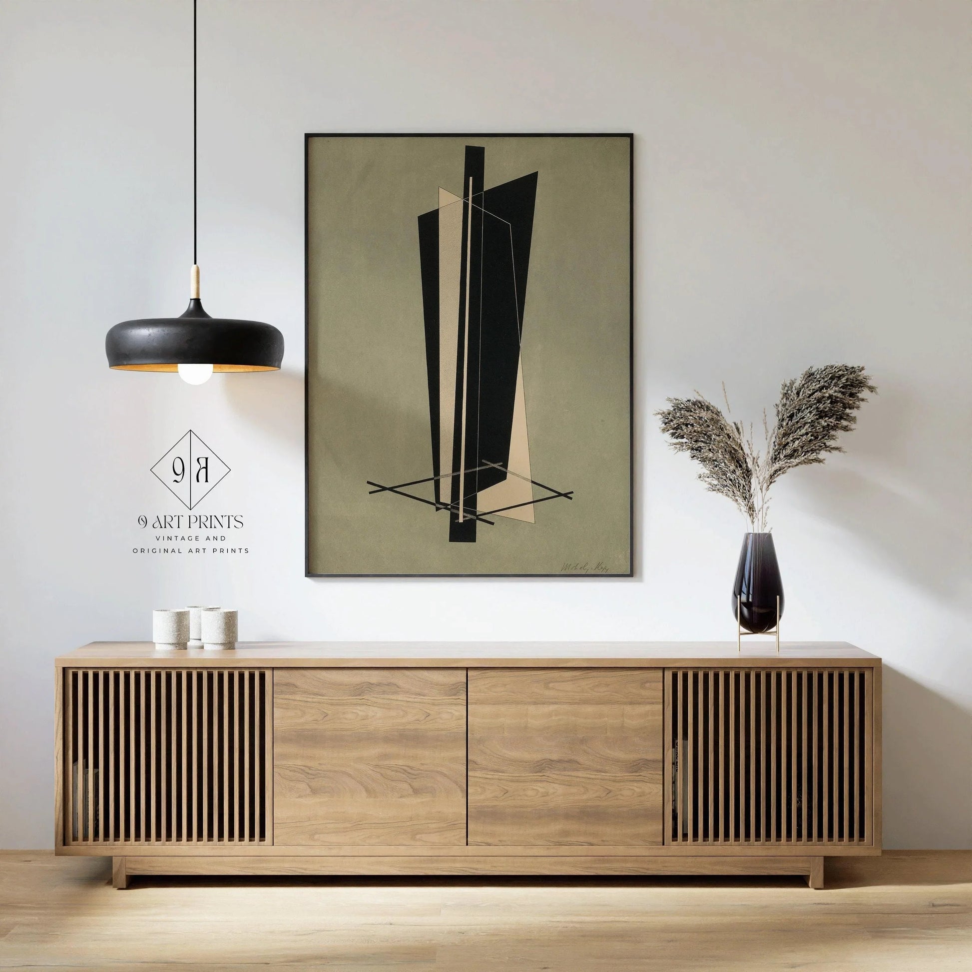 Moholy-Nagy Bauhaus Print: Kestnermappe Abstract Art (Handframed Available)