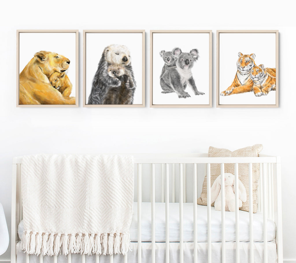 Tableau représentant un bébé koala et sa maman