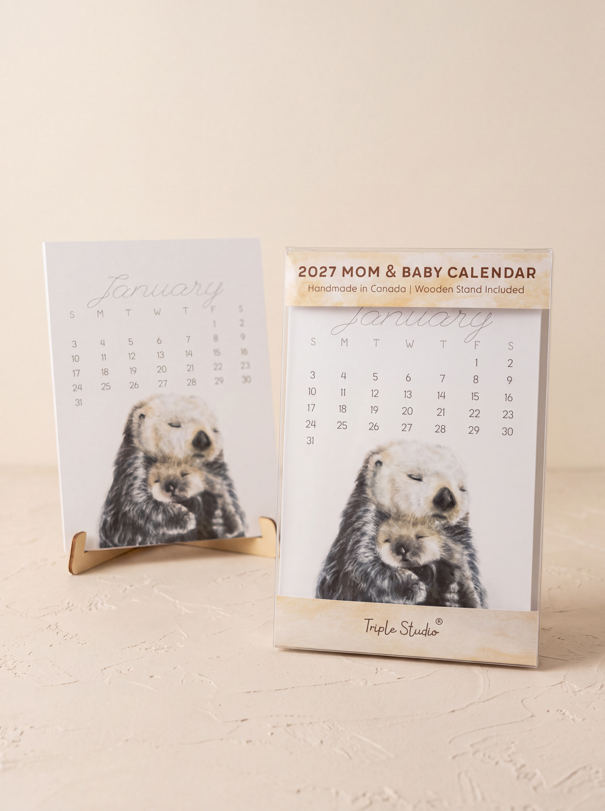 2026 Desk Calendar: Baby & Mommy