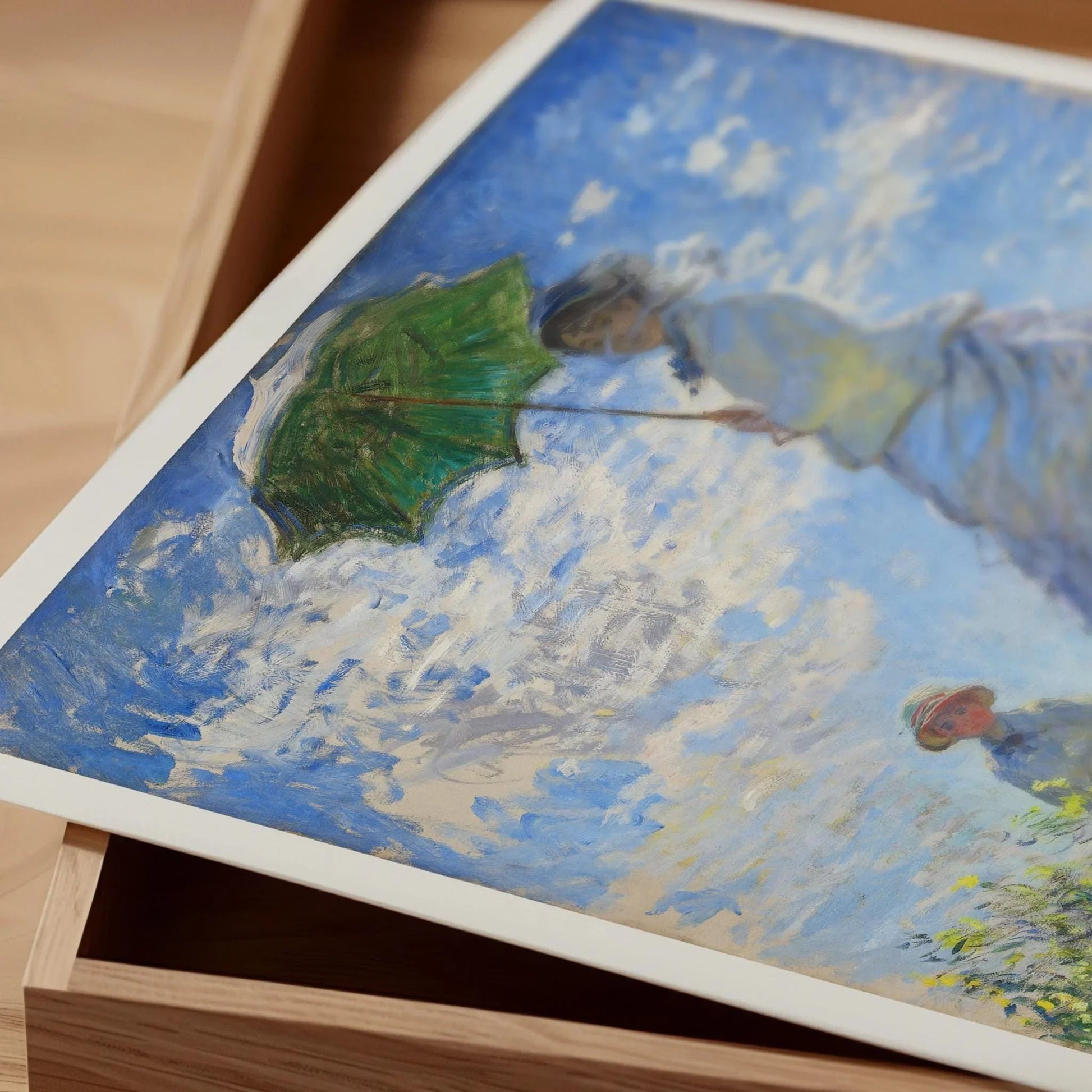 Monet - Madame Monet à l'ombrelle : Impression d'art giclée