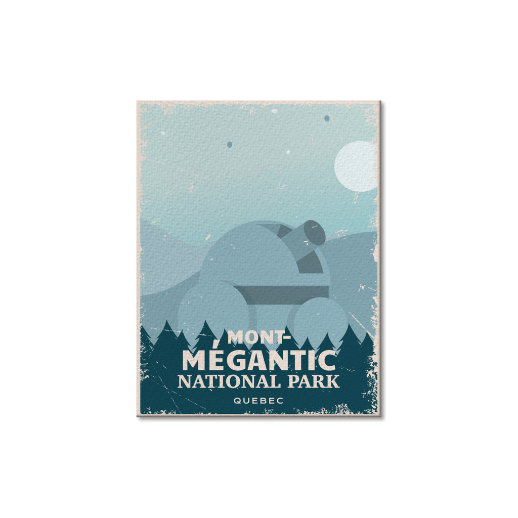 Carte postale du parc national du Mont-Mégantic, Québec