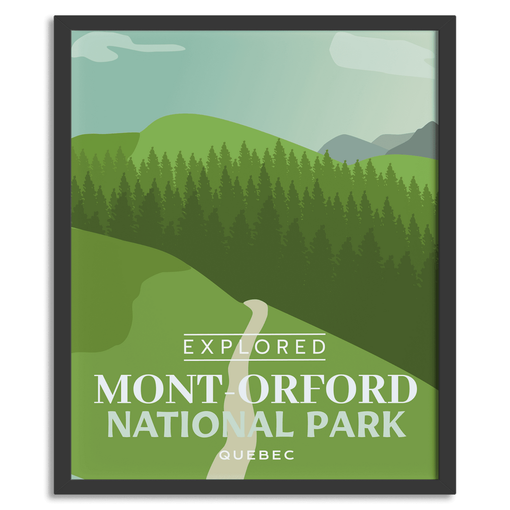 Mont-Orford National Park 'Explored' Poster, Canada Parks