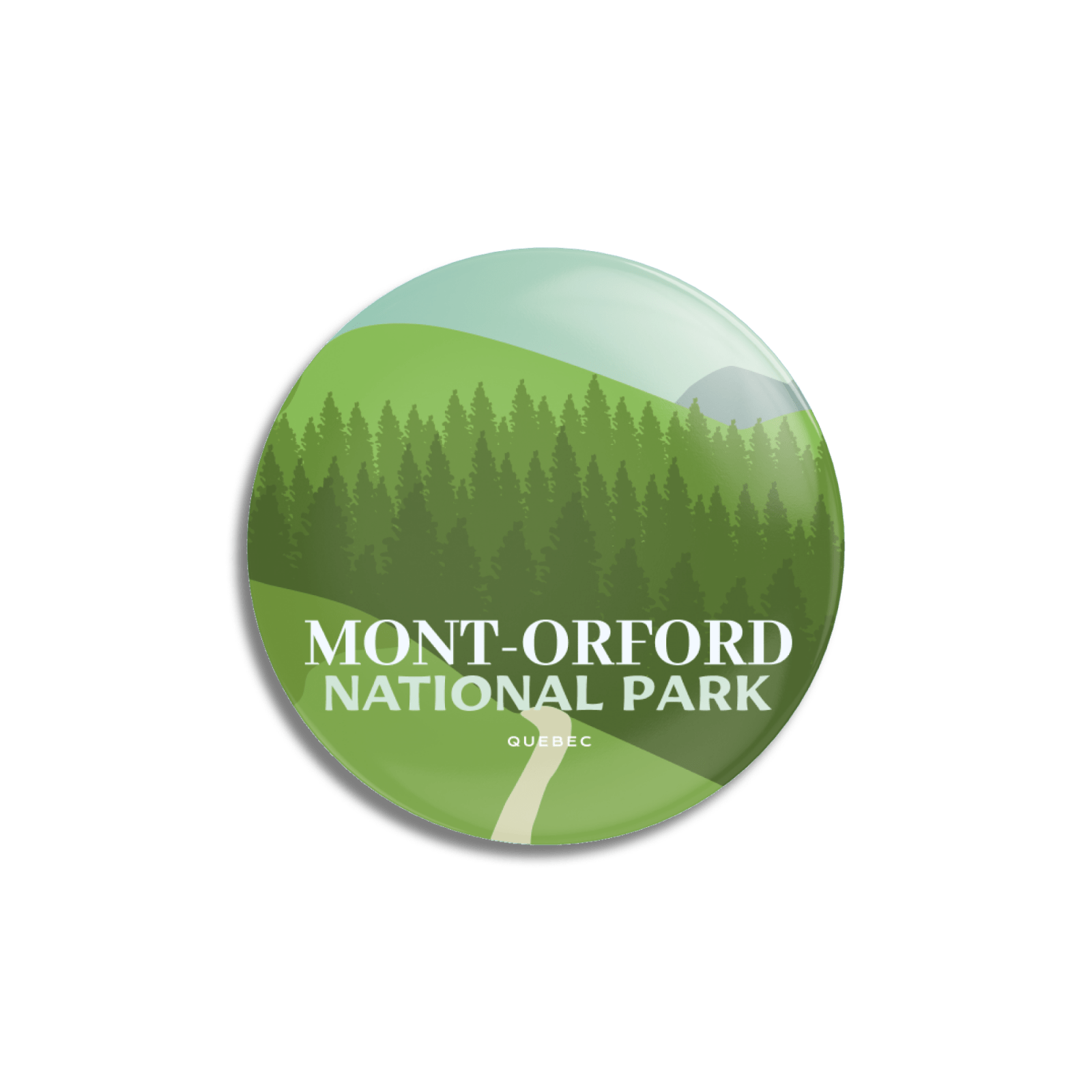 Mont-Orford National Park of Quebec Pinback Button