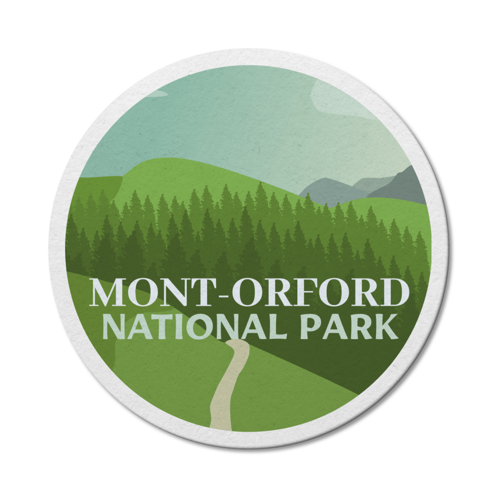Mont-Orford Quebec National Park Waterproof Vinyl Sticker