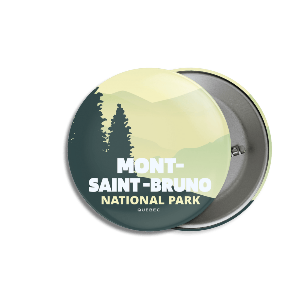 Mont-Saint-Bruno National Park of Quebec Pinback Button