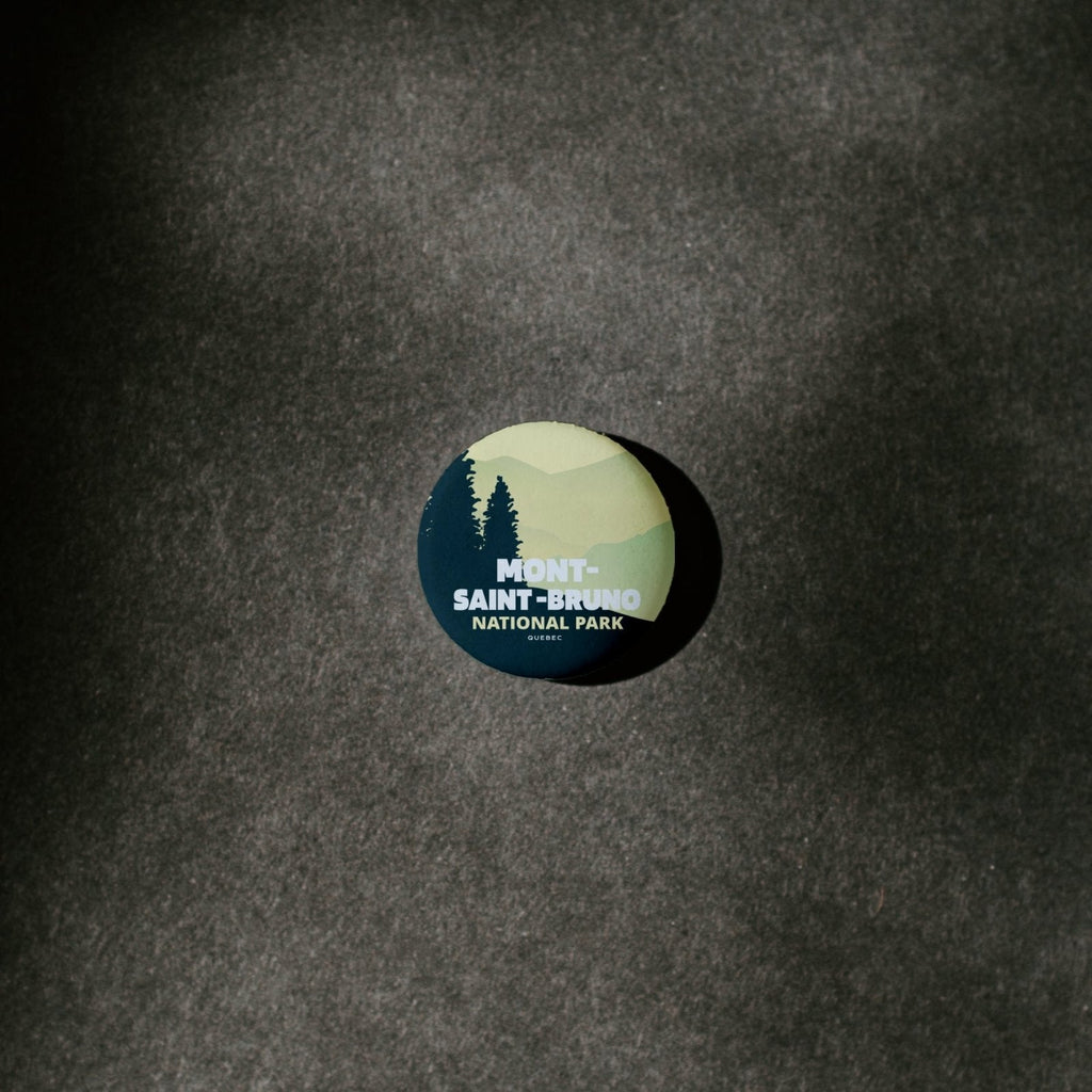 Mont-Saint-Bruno National Park of Quebec Pinback Button
