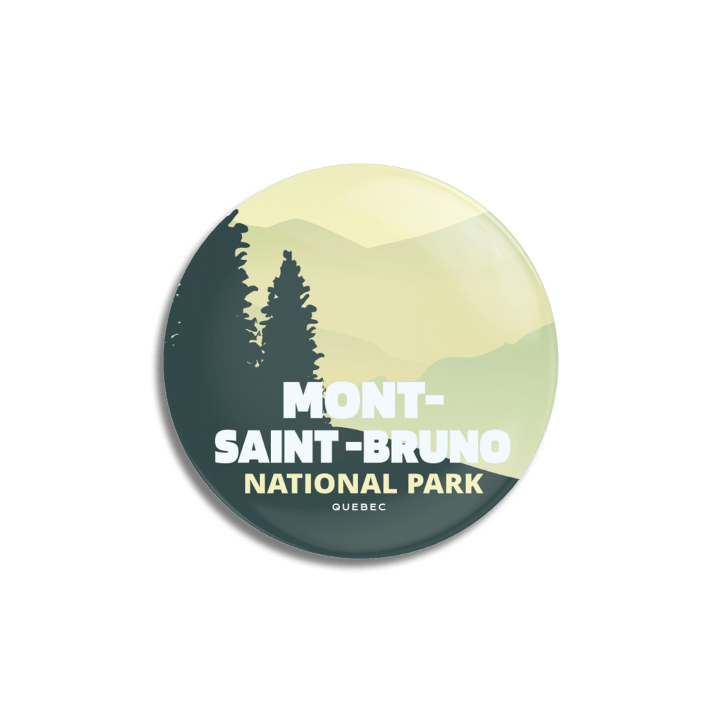 Mont-Saint-Bruno National Park of Quebec Pinback Button